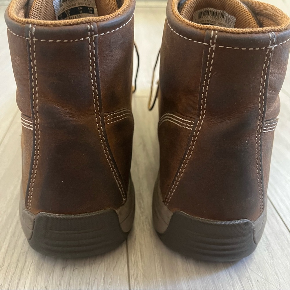 Carhartt Men's lightweight wedge Moc Toe Chukka DK Brown Work Boots sz 13 - Picture 5 of 9